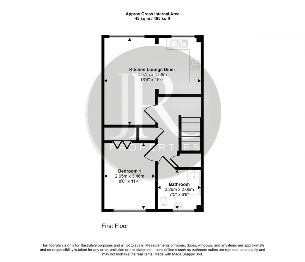 Floorplan for Truro Close, Rugeley