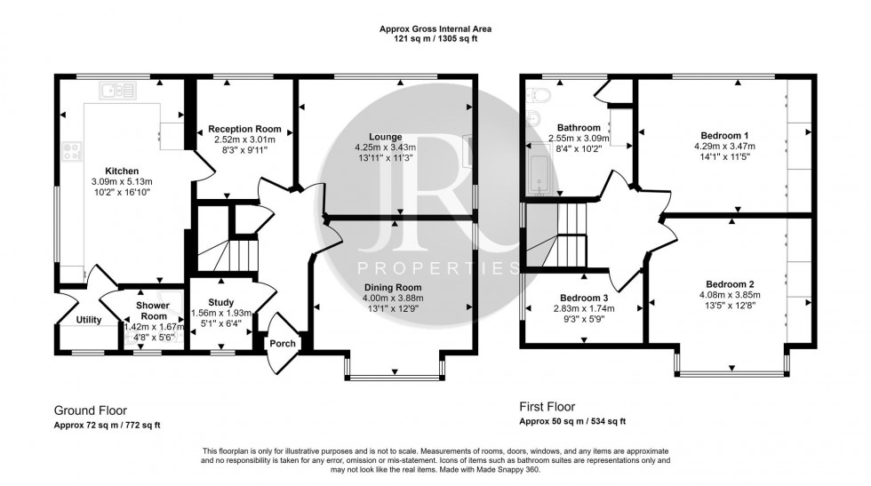 Floorplan for Hagley Road, Rugeley