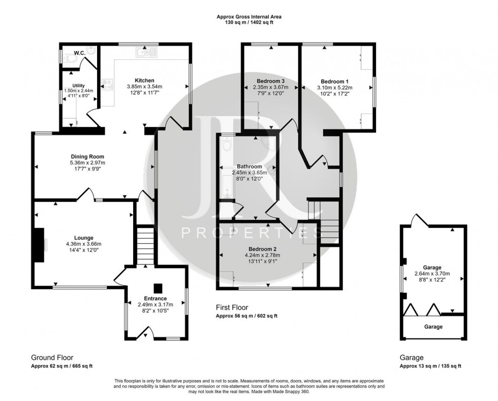 Floorplan for Hereford Road, Hednesford