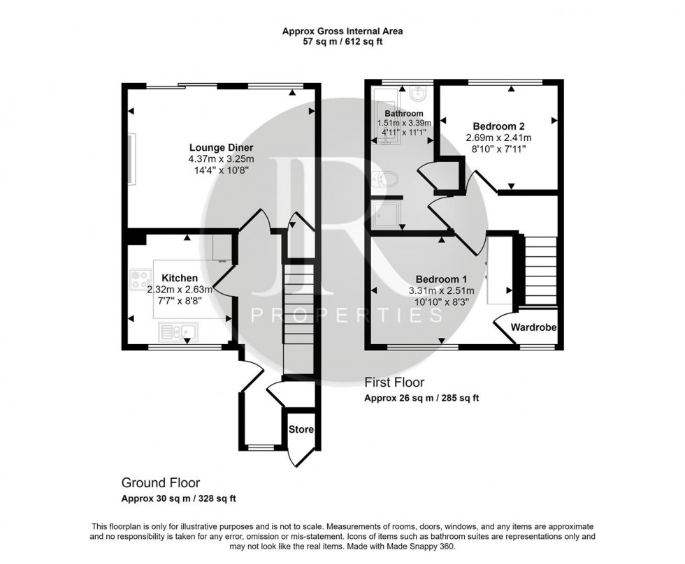 Floorplan for Chapelside, Rugeley