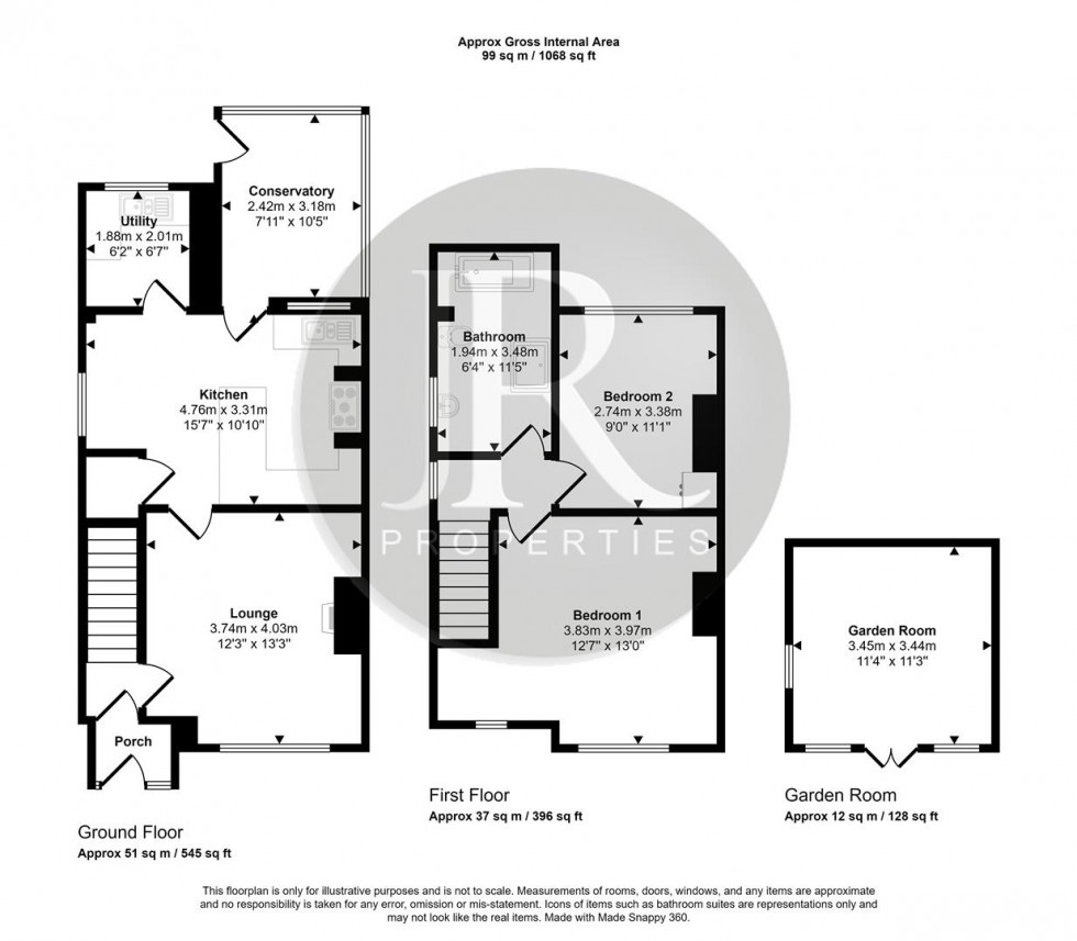 Floorplan for Chestall Road, Cannock Wood