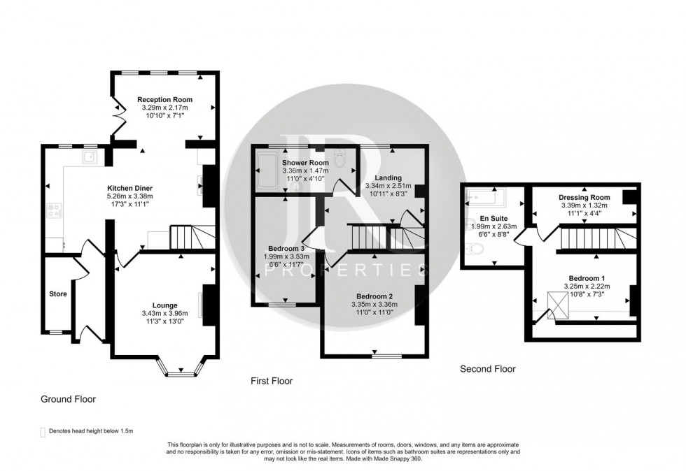 Floorplan for Hall Road, Handsacre