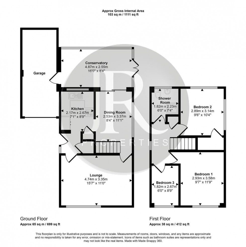 Floorplan for Crestwood Rise, Etching Hill