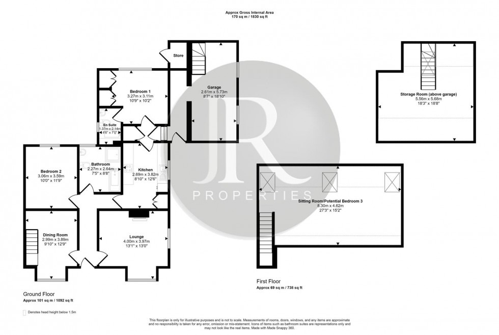 Floorplan for Stonehouse Road, Etching Hill