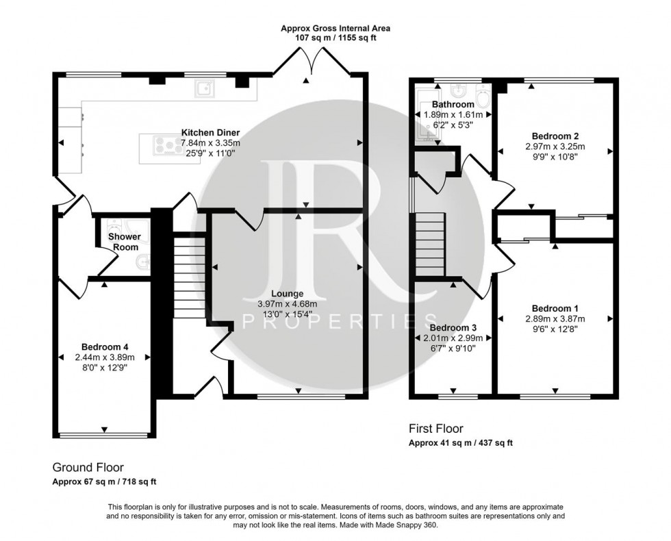 Floorplan for St. Marys Road, Little Haywood