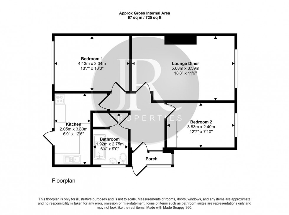 Floorplan for Uttoxeter Road, Hill Ridware