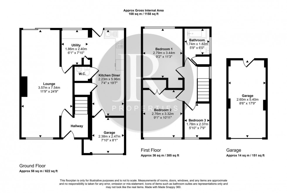 Floorplan for Running Hills, Armitage