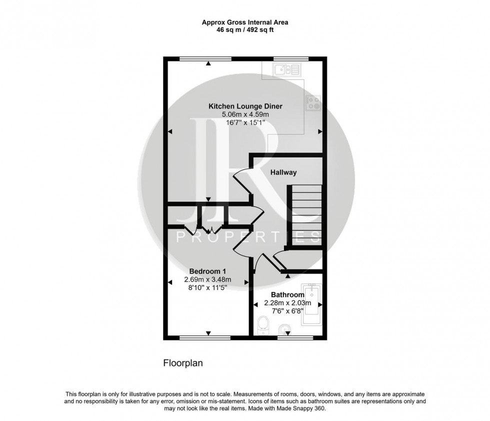 Floorplan for Canterbury Drive, Rugeley