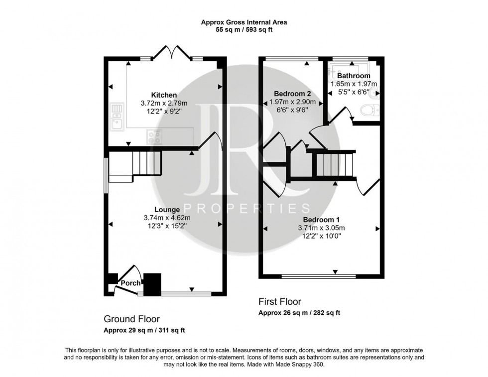 Floorplan for Rugeley Road, Hednesford