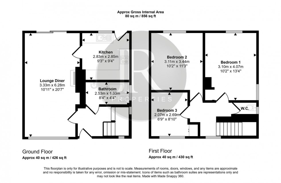 Floorplan for Coalpit Lane, Brereton, Rugeley