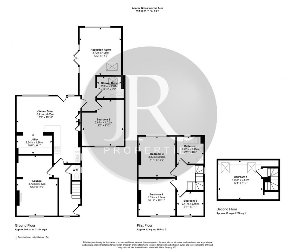 Floorplan for Fortescue Lane, Rugeley