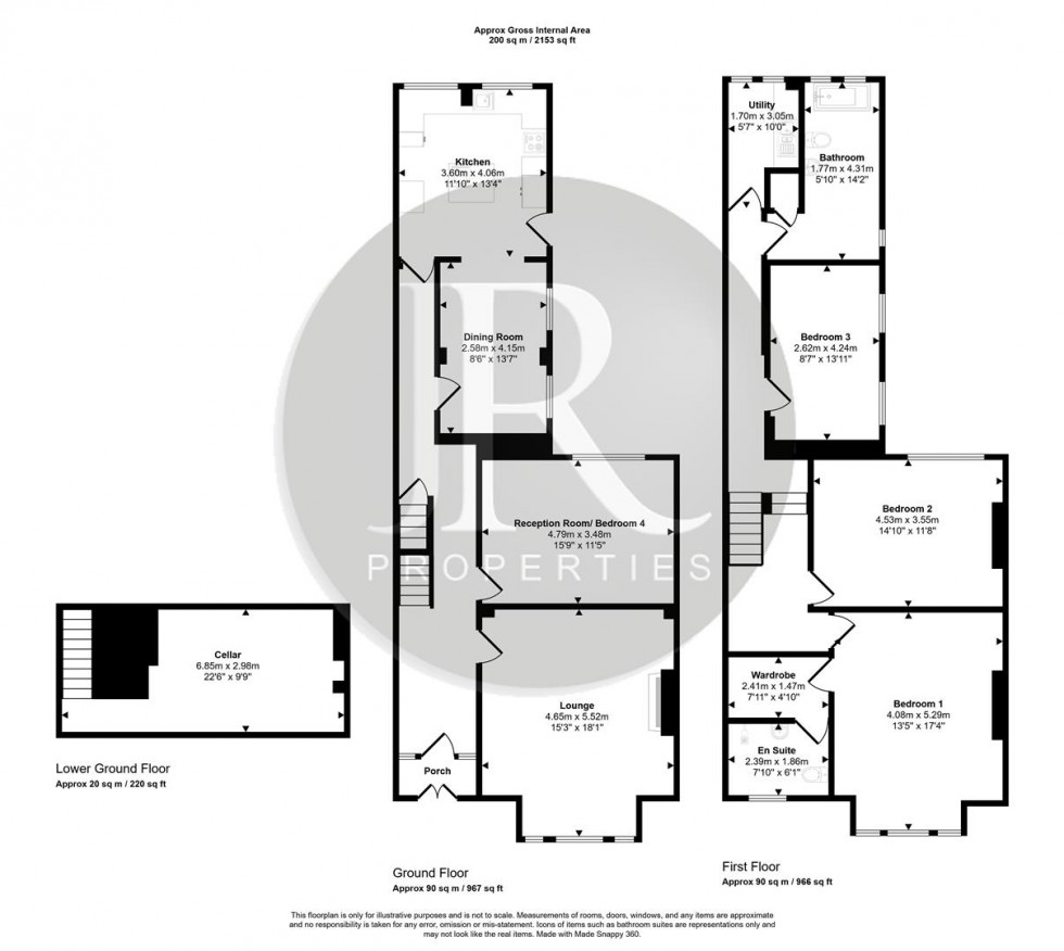 Floorplan for Anson Street, Rugeley