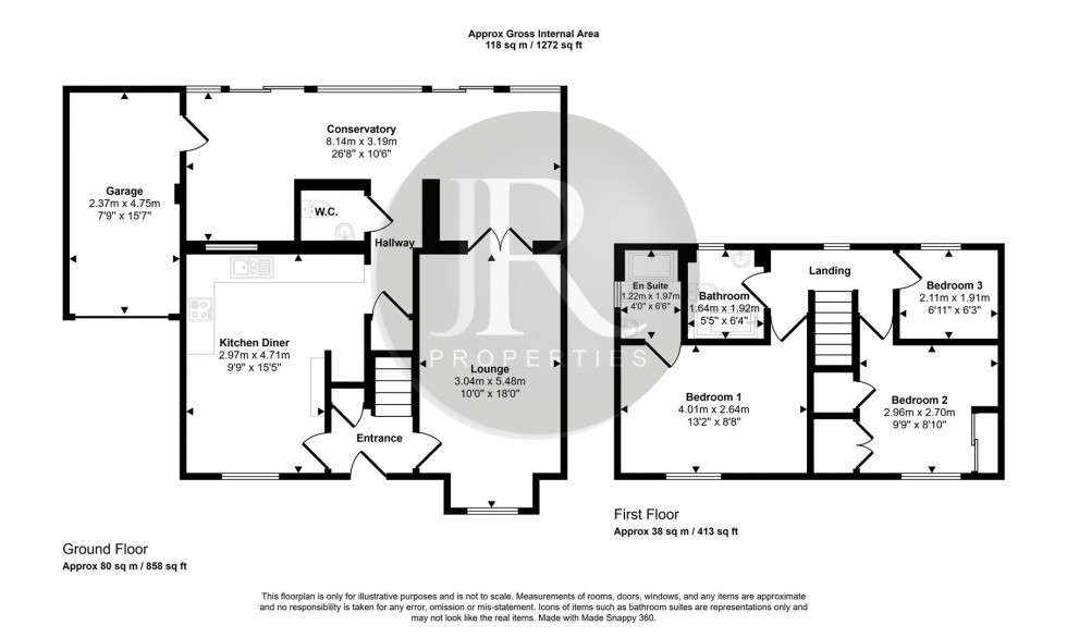 Floorplan for Brindley Road, Rugeley